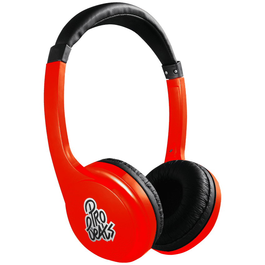 Pro Bass Elevate series Auxiliary Headphone- Red