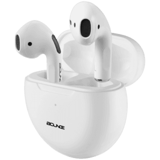 Bounce Float Series True Wireless Earphones with Charging Case - White