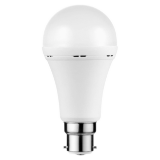 Switched 9w A60 Rechargeable LED Light Bulb - B22 - Warm White