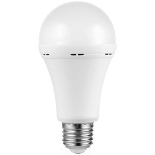 Switched 9w A60 Rechargeable LED Light Bulb E27 - Cool White
