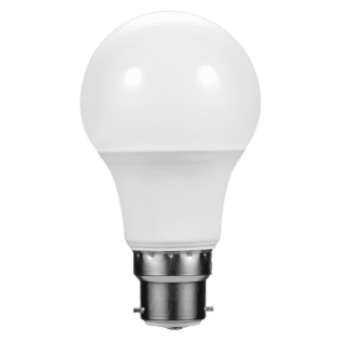 Switched 7w A60 Light Bulb B22 - Warm White