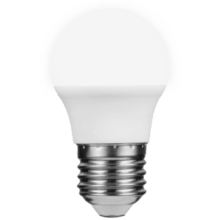 Switched 5w Golfball LED Light Bulb E27 Cool White