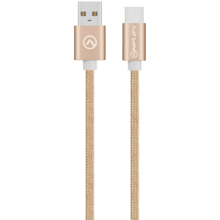 Bounce Cord Series Braided Micro USB Cable 2m - Champagne Gold