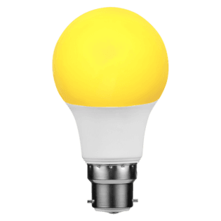 Switched 7w A60 LED Insect Lamp B22