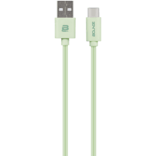 Bounce Cord series 2m USB toType C cable - Green
