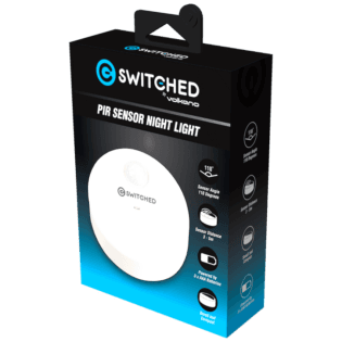 Switched PIR Sensor Night Light - White