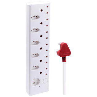 Switched Medium Surge 12-Way Multiplug 0.5m