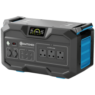 Switched 2400w/2496wh LiFePO4 UPS Power Station