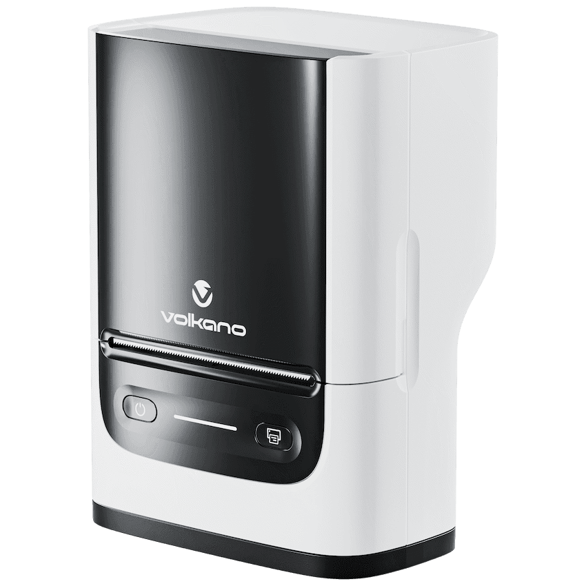 Volkano LabelPro Duo Series Thermal Dual Size Label Printer - Black and White