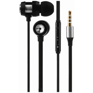 Volkano Alloy Series Metal Earphone - Silver