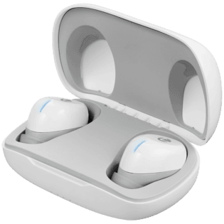 Volkano Pico Series True Wireless Bluetooth Earphones with Charging Case - White