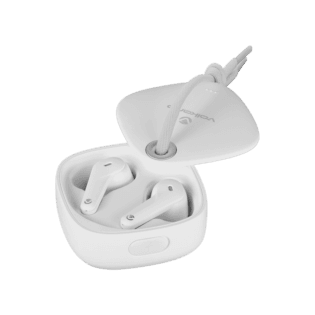 Volkano Ore Series True Wireless Earphones with Charging Case - White