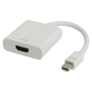 Volkano MiniPort Series Mini DisplayPort to 4K HDMI Converter 10cm - White