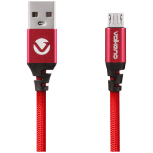 Volkano Designer Series Micro USB Cable - Red