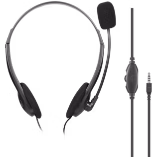 Volkano Chat 2 Stereo Headset with Boom Microphone