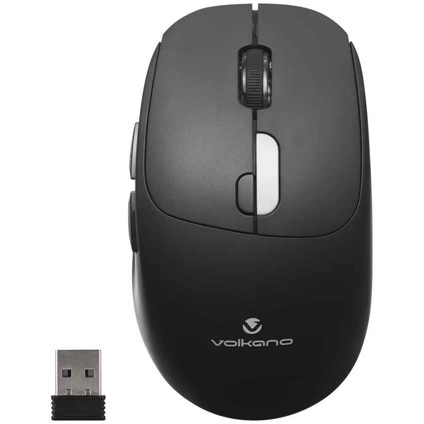 Volkano Quartz Series Wireless Mouse with 3 LED Indicators