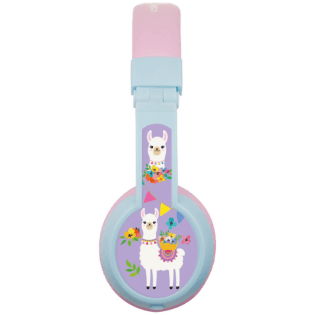 Volkano Sidekick Series Wired Kiddies Headphones with Share Port - Lavender/Light Blue