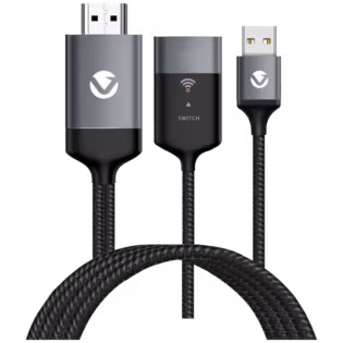 Volkano Pitch series Wired and Wireless Casting cable for Android and iOS