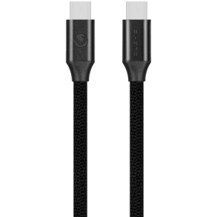 Volkano Weave Series Type-C to Type-C Cable 3m 60w - Black