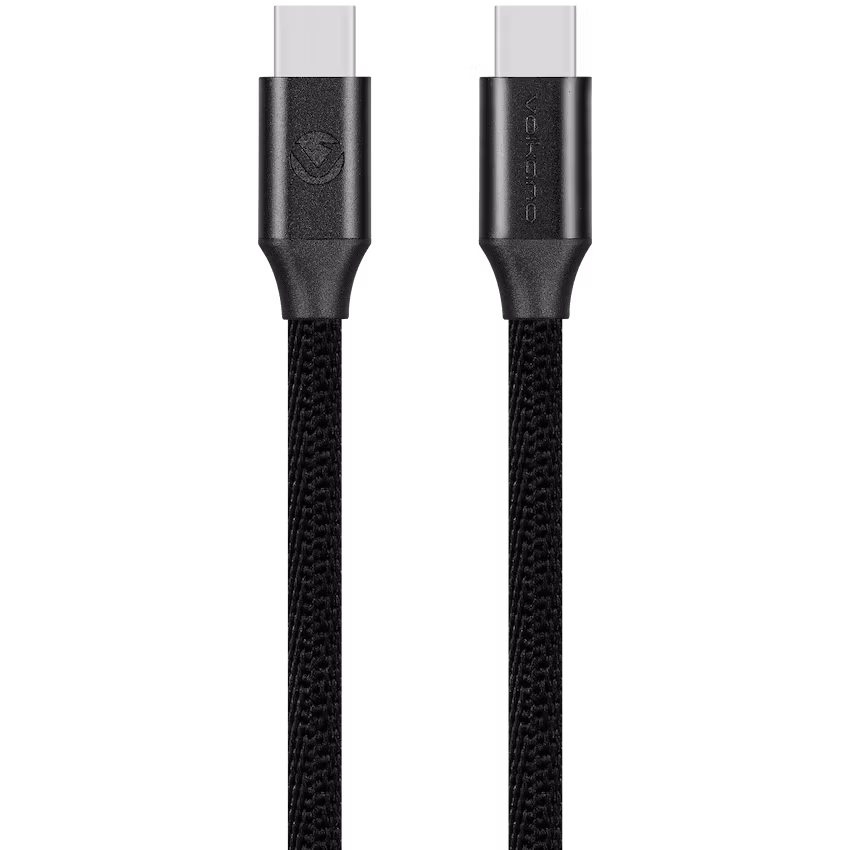 Volkano Weave Series Type-C to Type-C Cable 3m 60w - Black