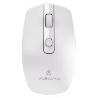 Volkano Granite Series Rechargeable Wireless Mouse - White
