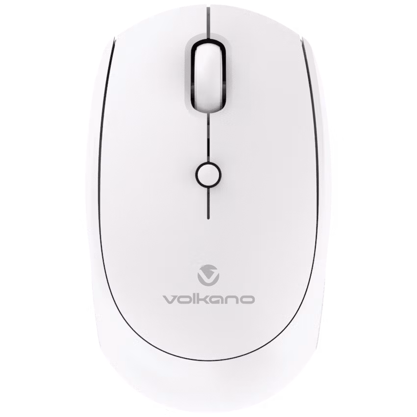 Volkano Talc Wireless Mouse - White
