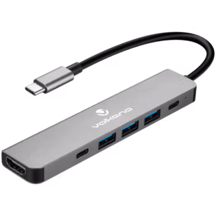 Volkano Expand Series 6-in-1 Type-C Hub