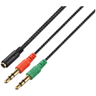 Volkano Unity Series AUX Splitter 4-Pole Socket to 2 AUX