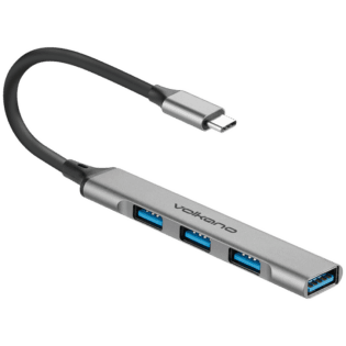 Volkano Expand Series Type-C to 4-Port USB Hub