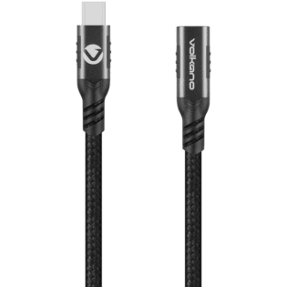 Volkano Weave Series USB-C Male to USB-C Female