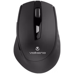 Volkano Chrome Series Wireless Mouse - Black
