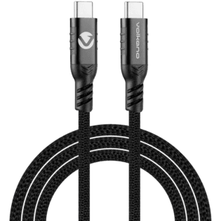 Volkano Weave Series 60w Magnetic Type-C Cable - Black