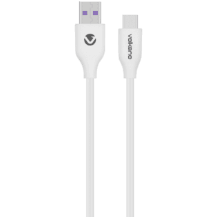 Volkano Flexi Series USB to Type-C 1.5m 30w - White