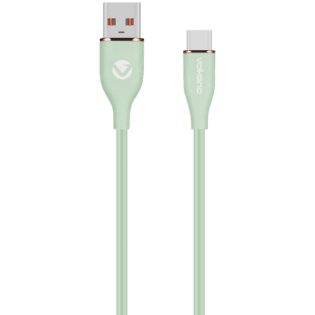 Volkano Flexi Series USB to Type-C 2.5m 30w - Green