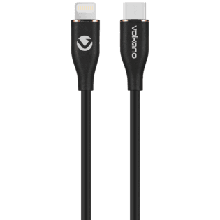 Volkano Flexi Series Type-C to MFI Lightning 1.5m 27w - Black