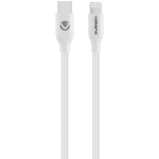 Volkano Flexi Series Type-C to MFI Lightning 1.5m 27w - White