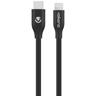 Volkano Flexi Series Type-C to MFI Lightning 2.5m 27w - Black