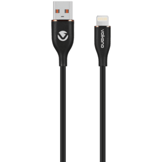 Volkano Flexi Series USB to MFI Lightning 2.5m 27w - Black