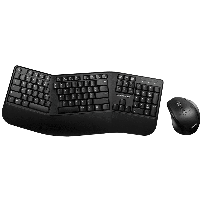 VolkanoX Ergo Series Egonomical Mouse and Keyboard Combo