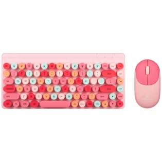Volkano Paradigm Series Mouse and Keyboard combo - Pink