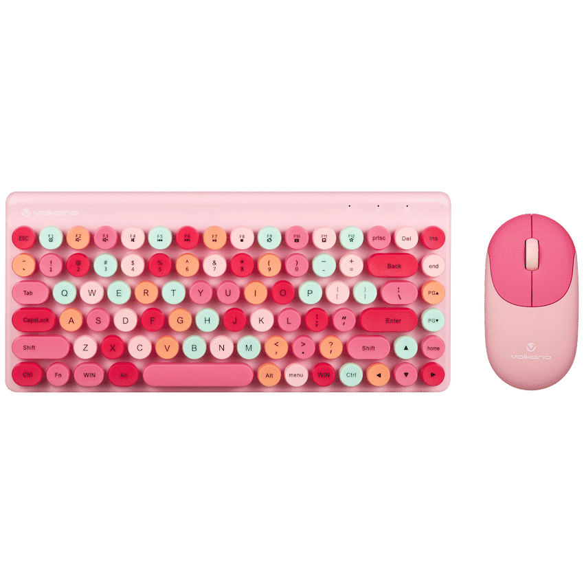 Volkano Paradigm Series Mouse and Keyboard combo - Pink