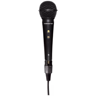 Volkano Ace Series Metal Wired Dynamic Vocal Microphone - Black