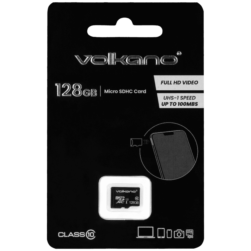 Volkano Micro Series Micro SD Card 128gb - Class 10
