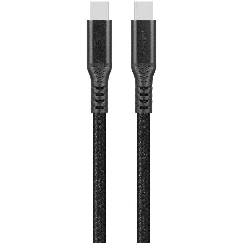 Volkano Weave Series USB C to USB C 240W 20Gbps 2m-black