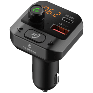 Volkano Grill Series Bluetooth Car Modulator and Charger