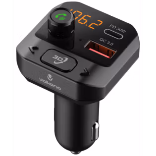 Volkano Grill Series Bluetooth Car Modulator and Charger