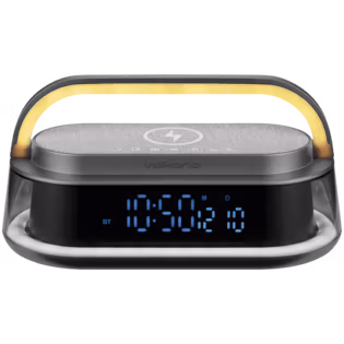 Volkano Awaken Series Alarm Clock with Wireless Charging and Speaker
