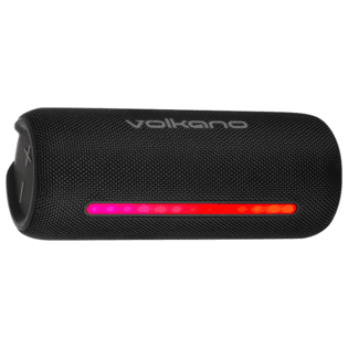 Volkano Rave Series Portable Bluetooth Speaker  - Black with grey buttons