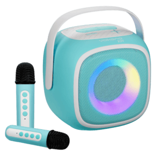 Volkano Kids SingMate Series Bluetooth Speaker with 2 Wireless Microphones - Mint