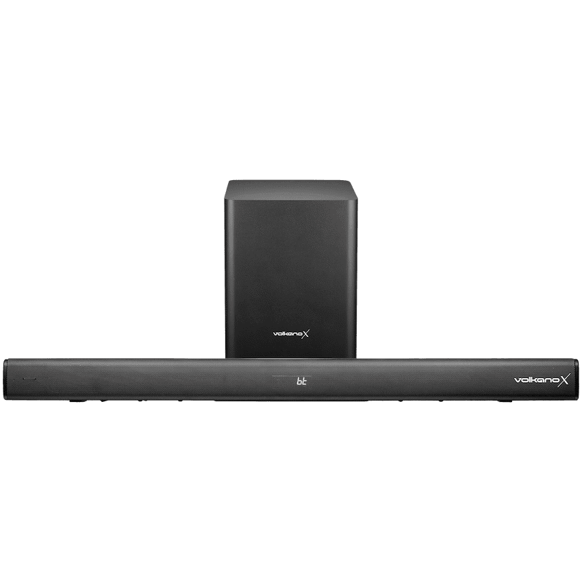VolkanoX Supersonic 2 Series 2.1 200w Soundbar System with Wireless Subwoofer - Black